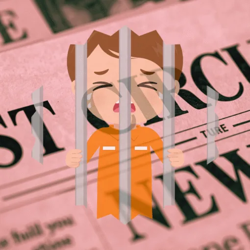 1st Circuit Detention Abuse News headline featuring an adult getting physical with a child