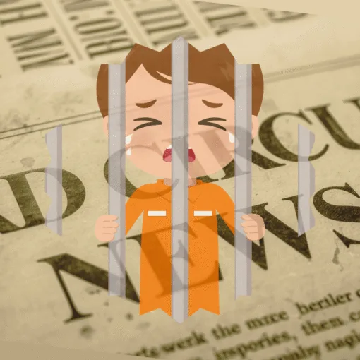 3rd Circuit Detention Abuse News headline featuring an adult getting physical with a child