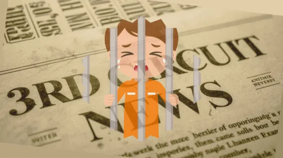 3rd Circuit Detention Abuse News headline featuring an adult getting physical with a child