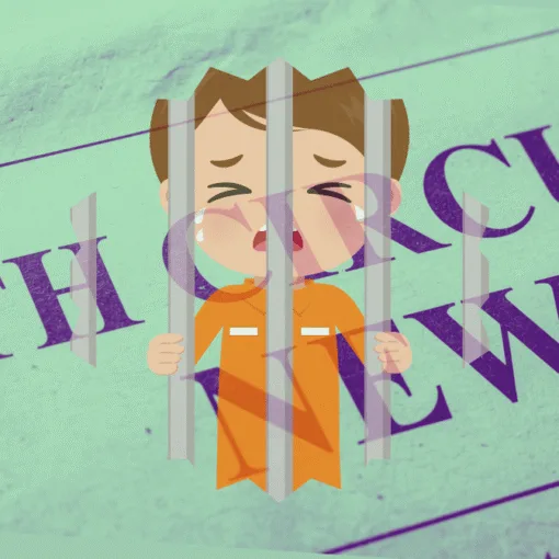 4th Circuit Detention Abuse News headline featuring an adult getting physical with a child