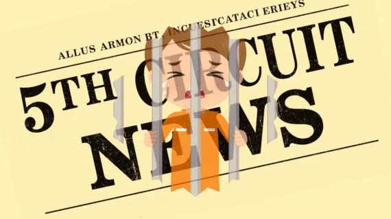 5th Circuit Detention Abuse News headline featuring an adult getting physical with a child
