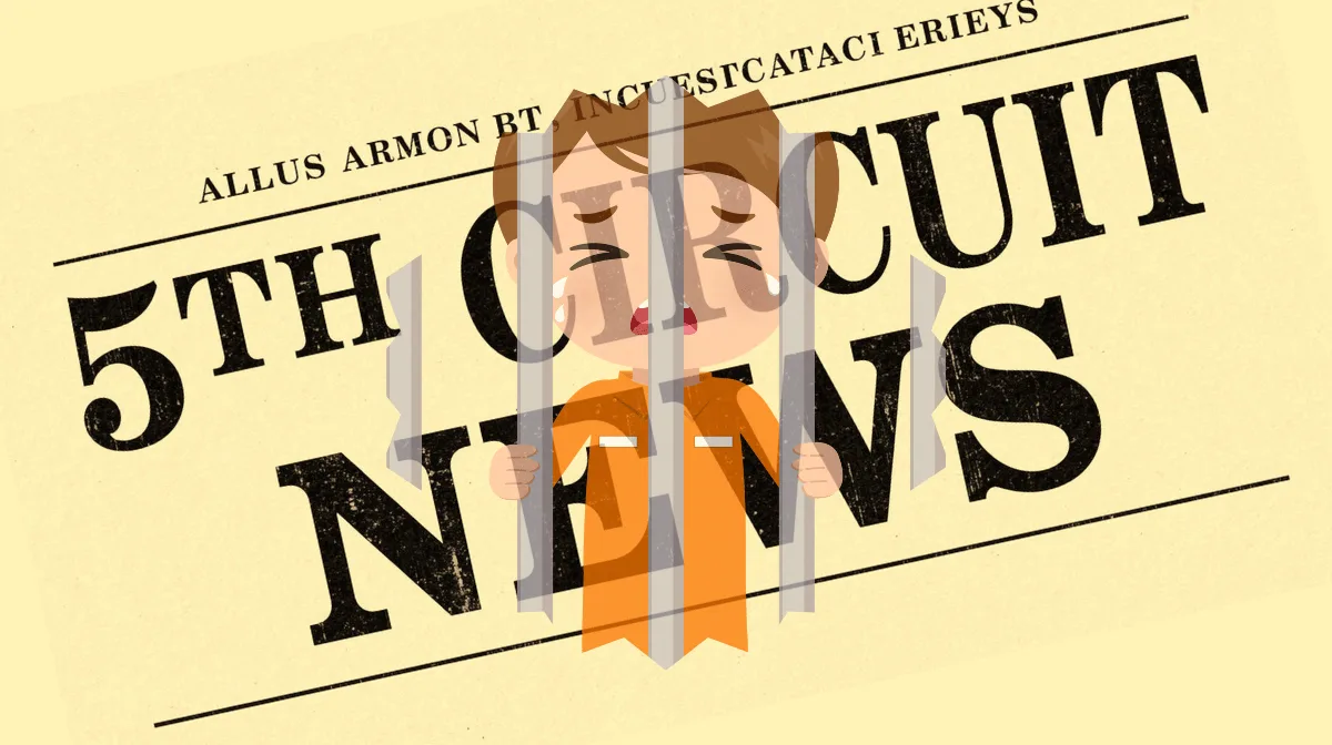 5th Circuit Detention Abuse News headline featuring an adult getting physical with a child