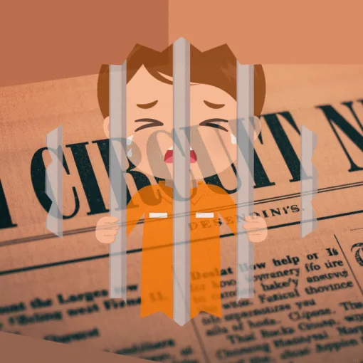6th Circuit Detention Abuse News headline featuring an adult getting physical with a child