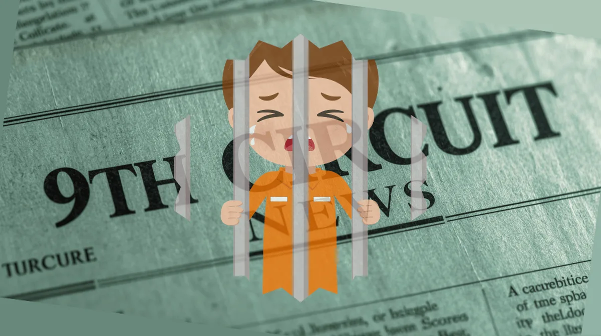 9th Circuit Detention Abuse News headline featuring an adult getting physical with a child